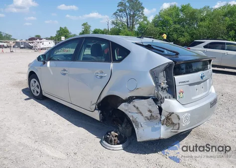2010 Toyota Prius Ii из США, поврежденный, VIN JTDKN3DUXA0205271
